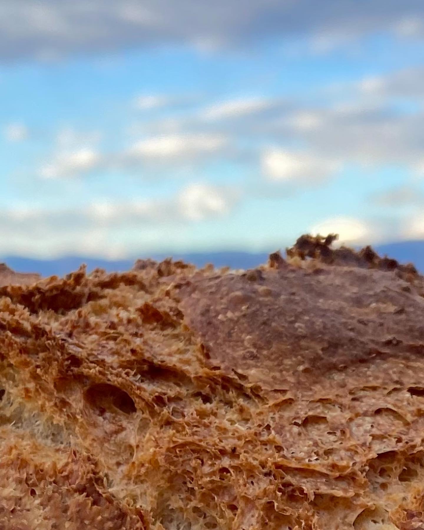 Crosta terrestre o crosta di pane? La mia montagna di pane