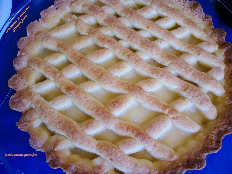 Crostata a limone senza glutine