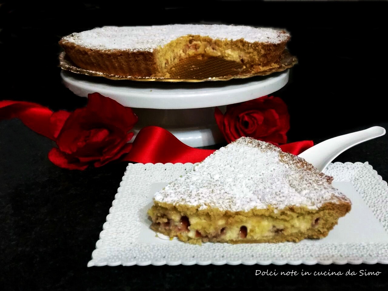 Crostata agrumata alla crema di ricotta