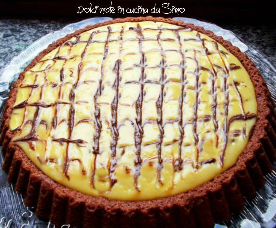 Crostata ai 2 cioccolati