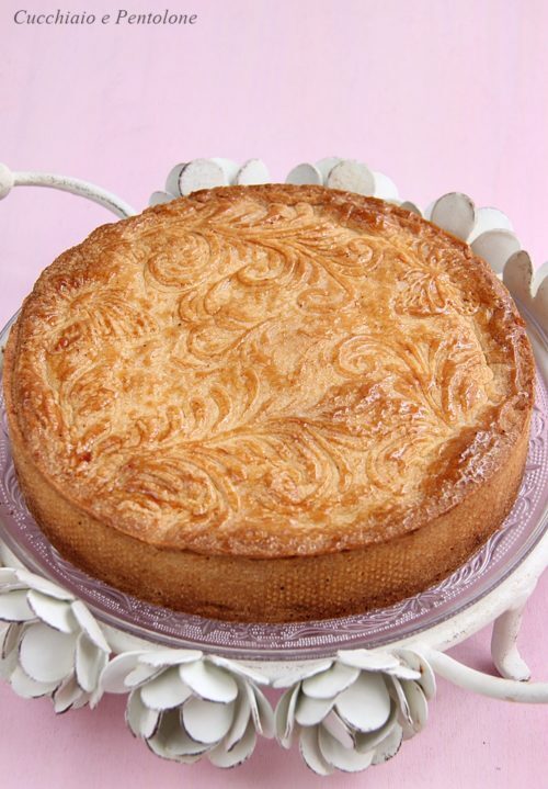 Crostata al mandarino e crema di mandorle