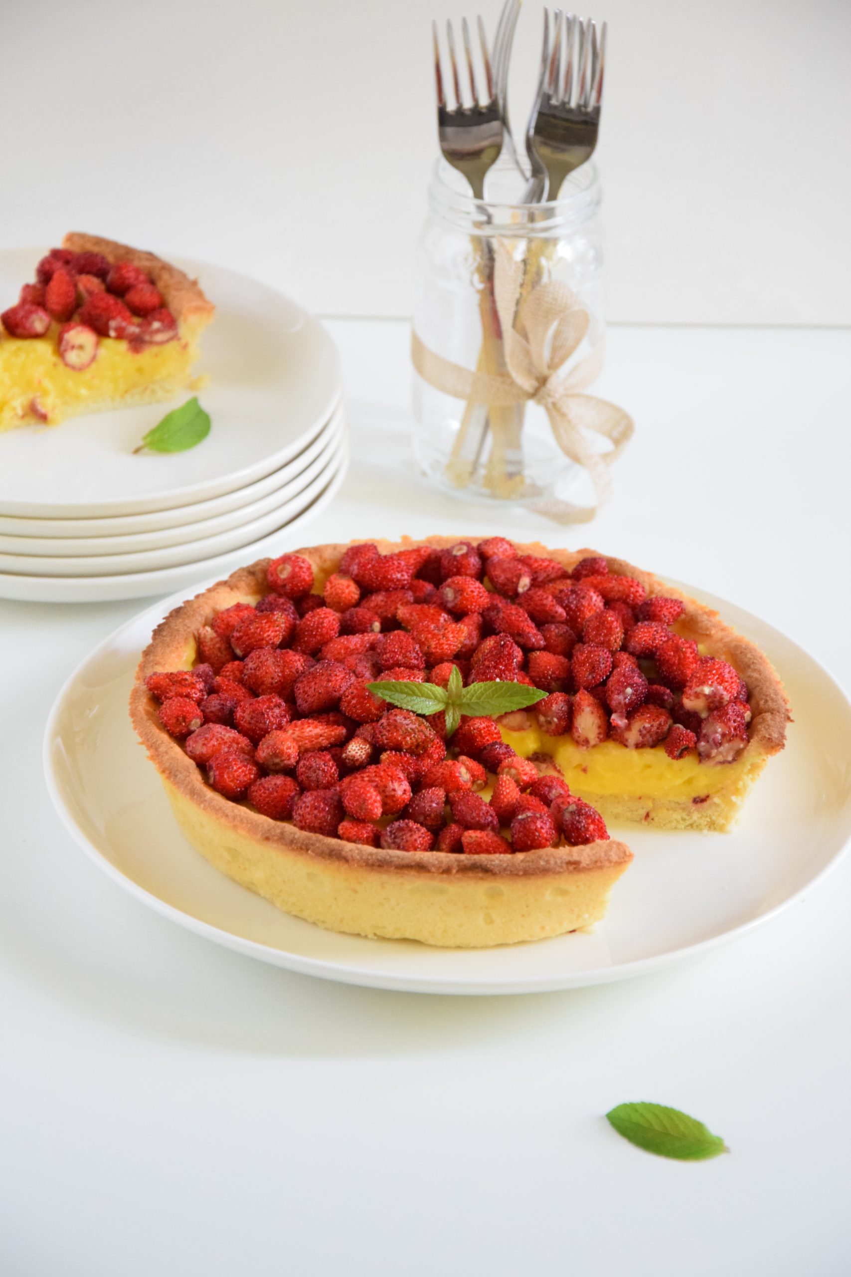 Crostata alle fragoline di bosco