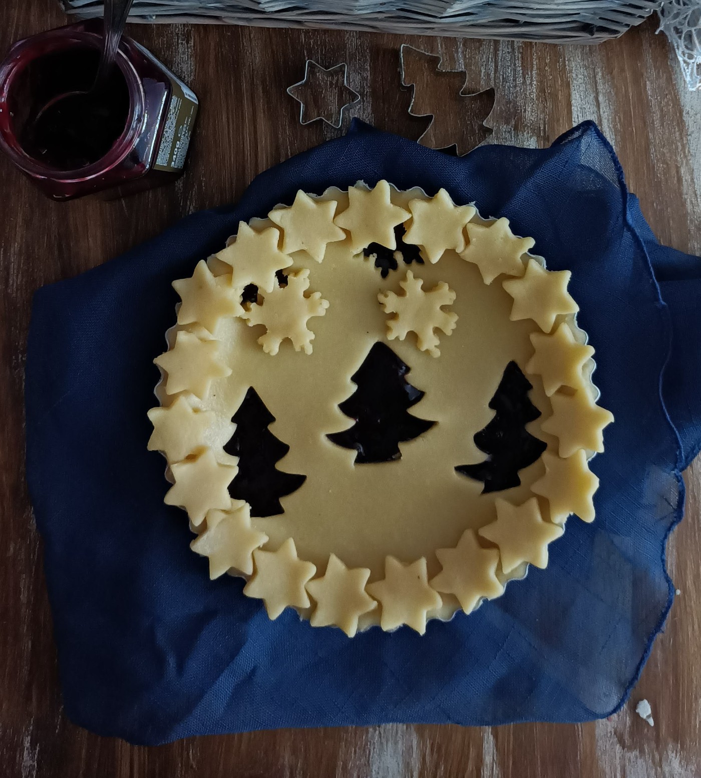 Crostata alle more (versione di natale)