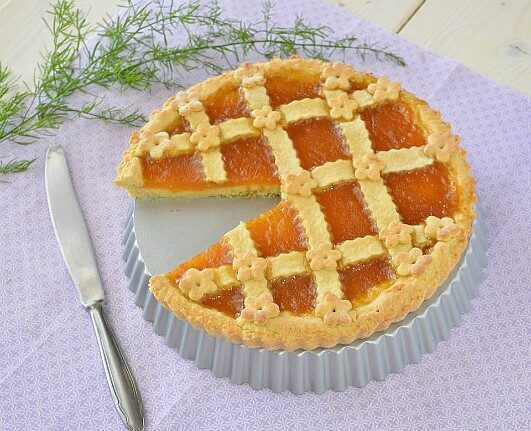 Crostata con pasta frolla all’olio