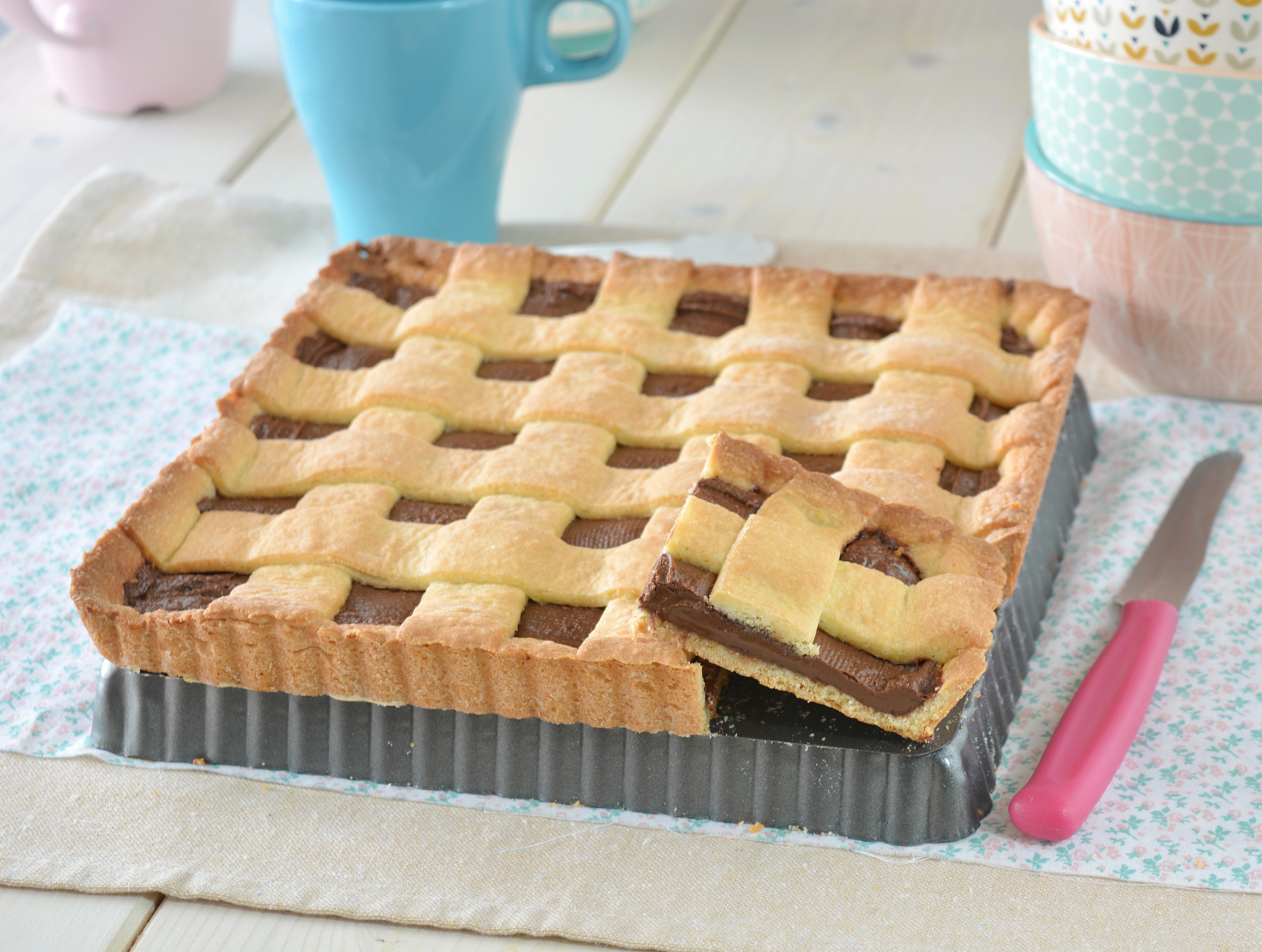 Crostata con pasta frolla pronta in 5 minuti
