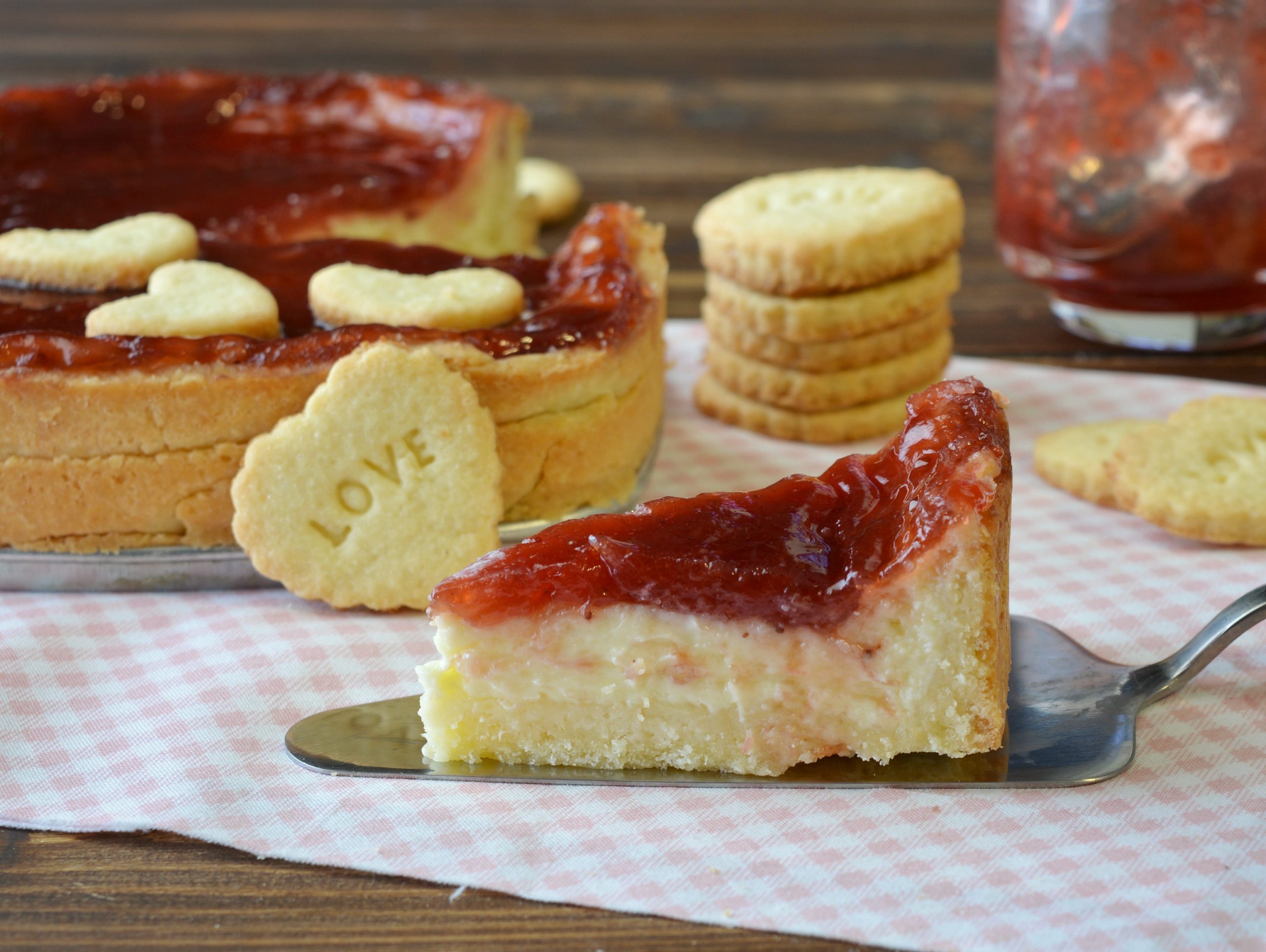 Crostata cuor di cocco