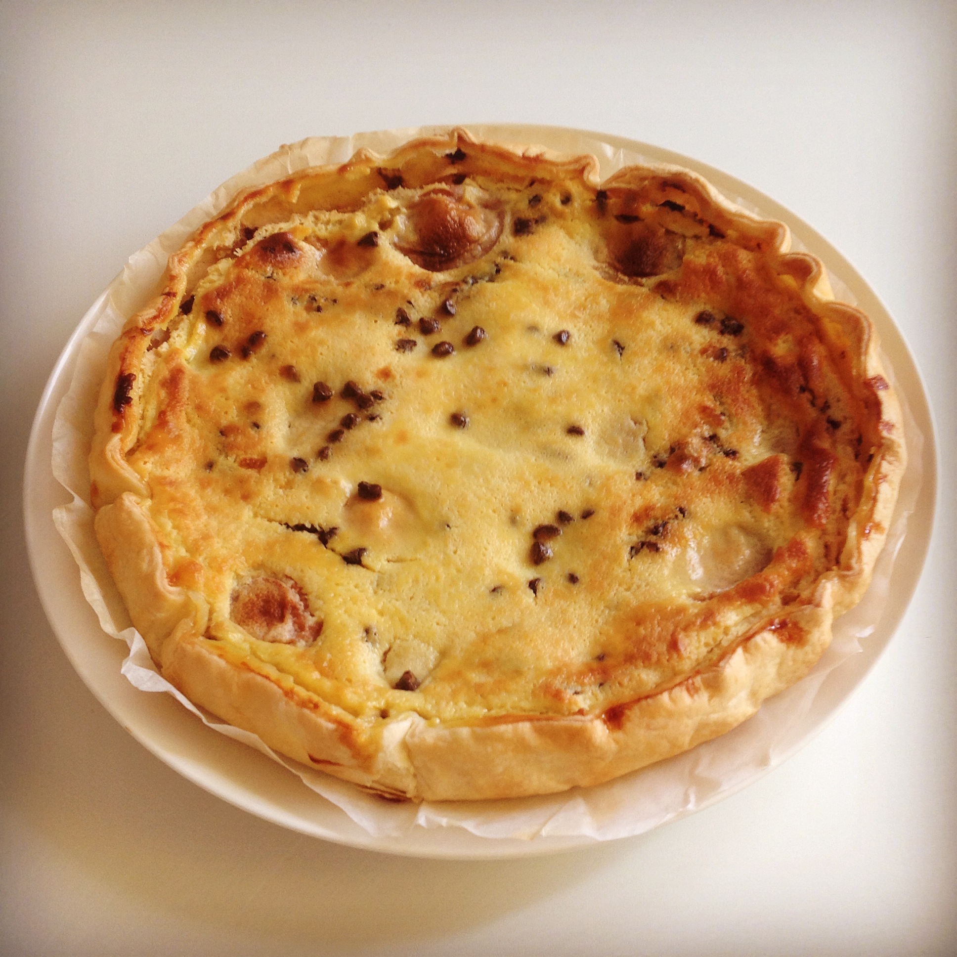 Crostata di albicocche e yogurt
