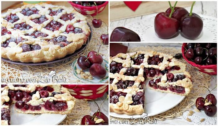 Crostata di ciliegie al cardamomo