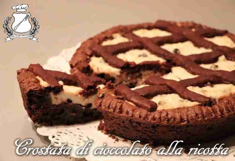 Crostata di cioccolato alla ricotta