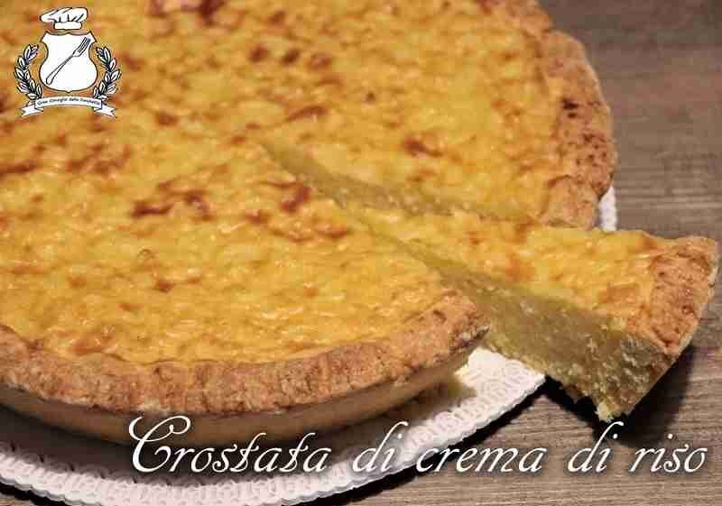 Crostata di crema di riso