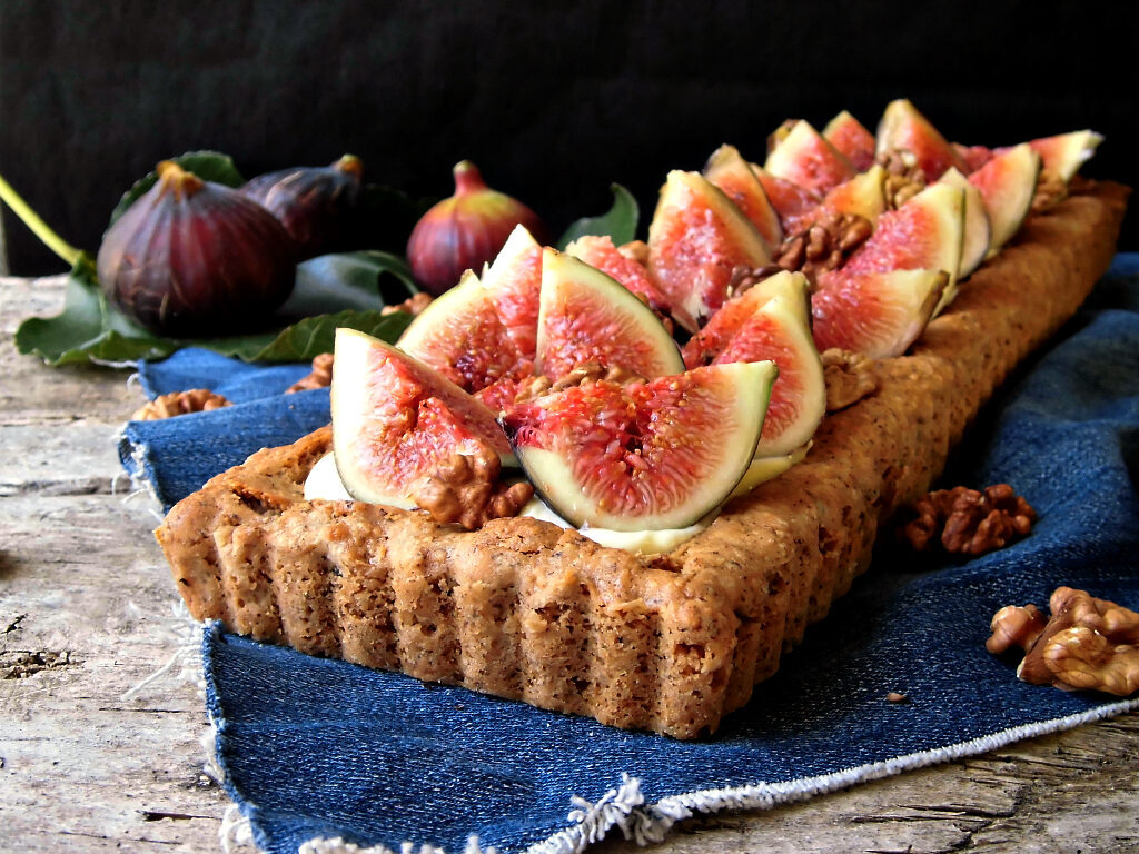 Crostata di fichi e noci