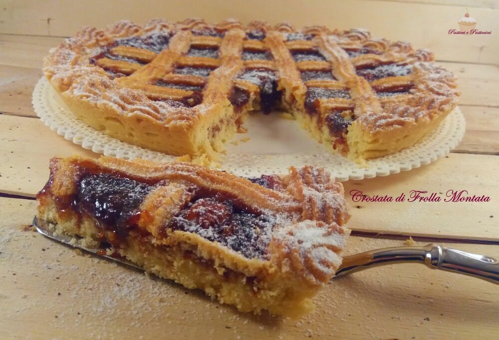 Crostata di frolla montata