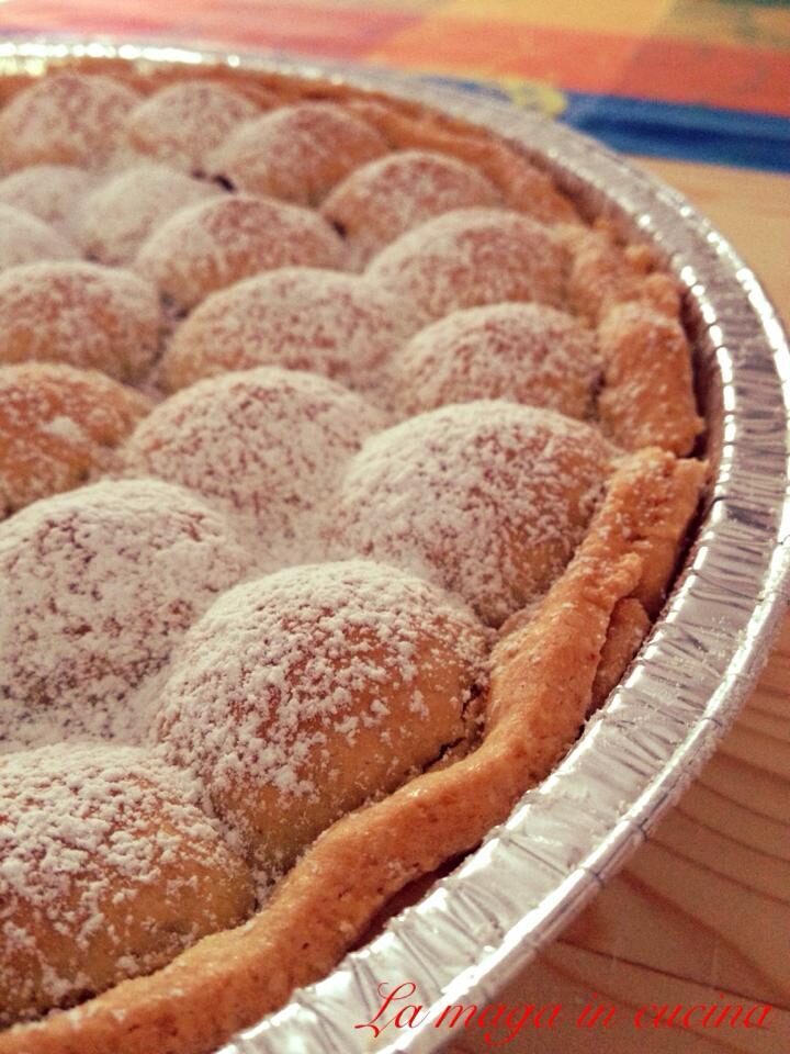 Crostata di ricotta e amaretti