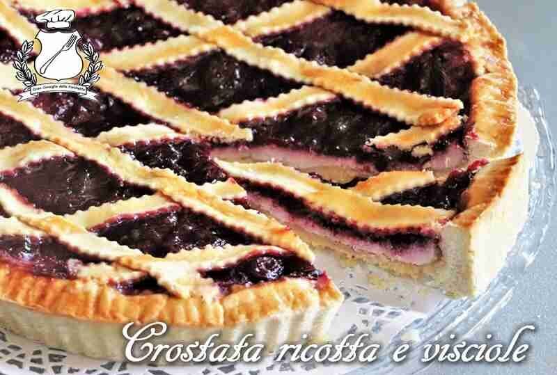 Crostata di ricotta e visciole