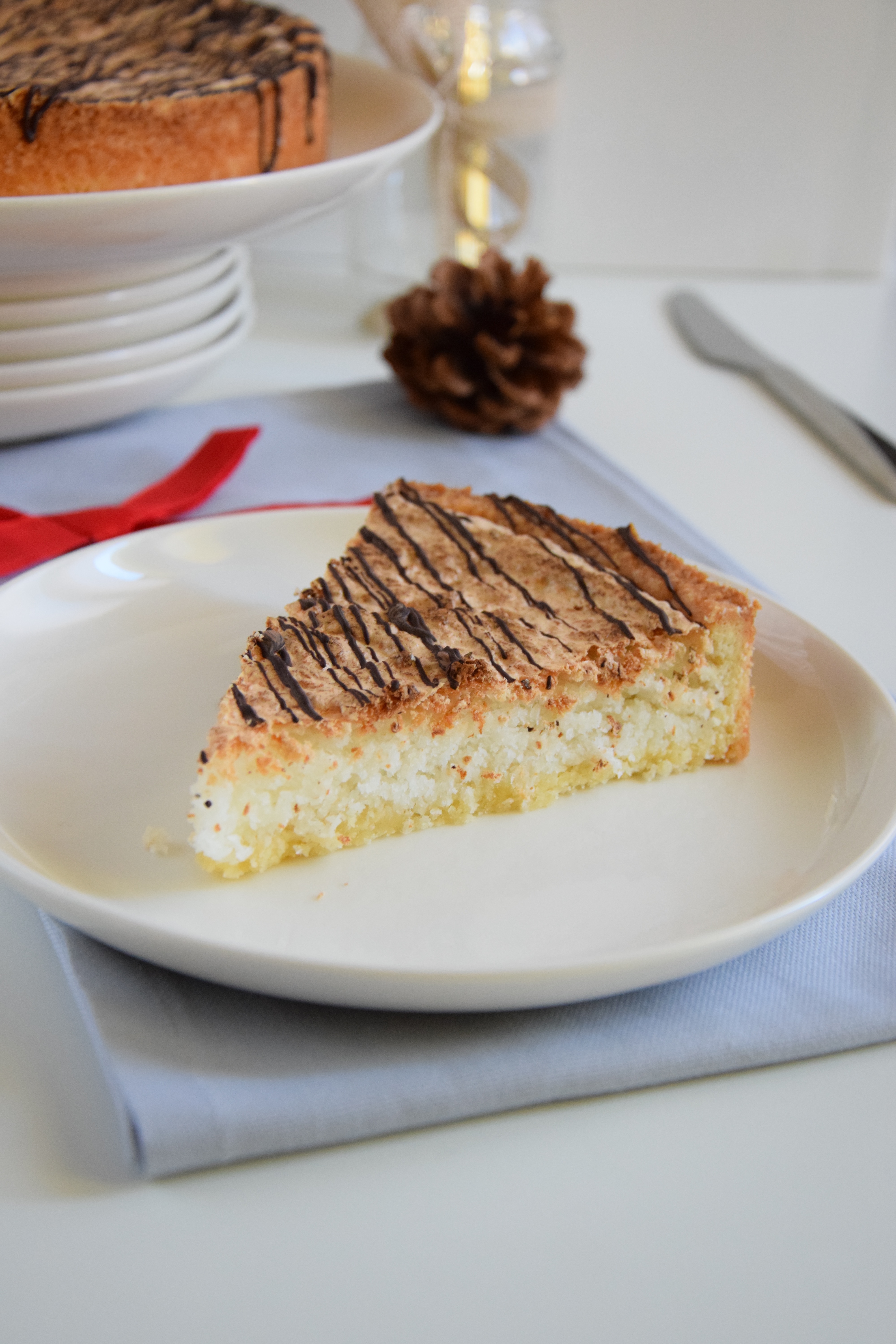 Crostata meringata al cocco