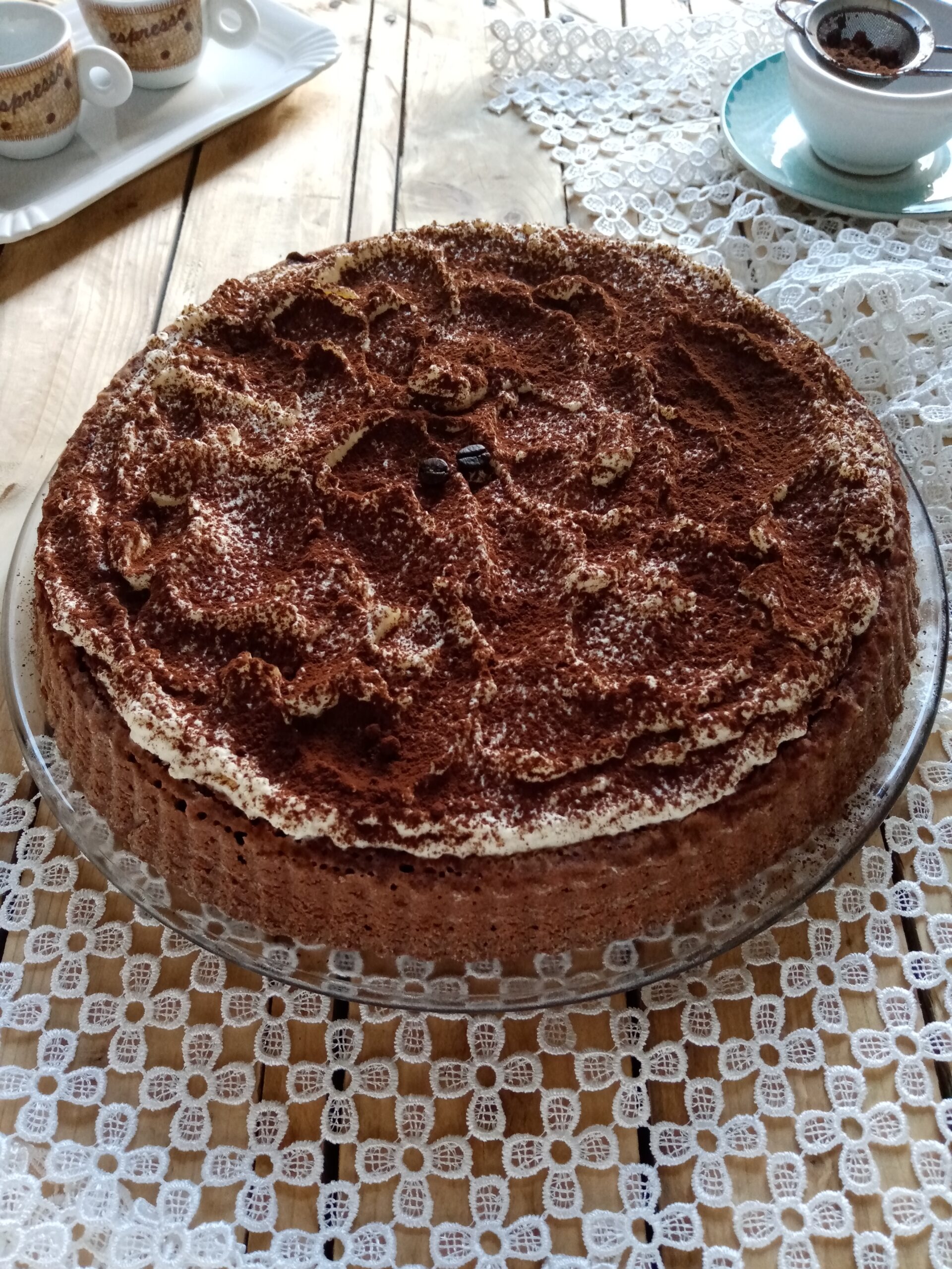 Crostata morbida tiramisù