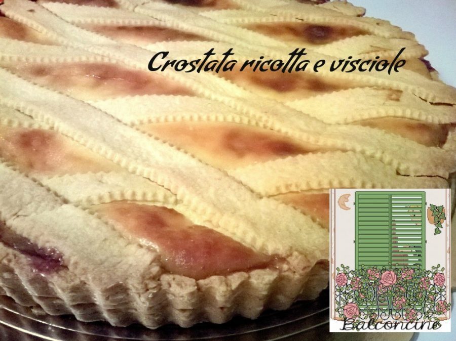 Crostata ricotta e visciole | cucinare chiacchierando