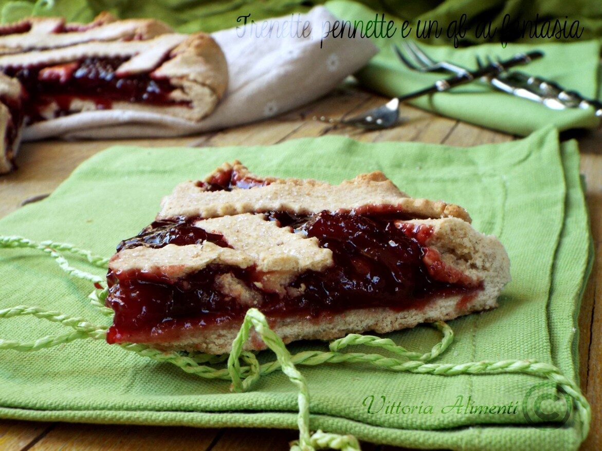Crostata rustica con prugne