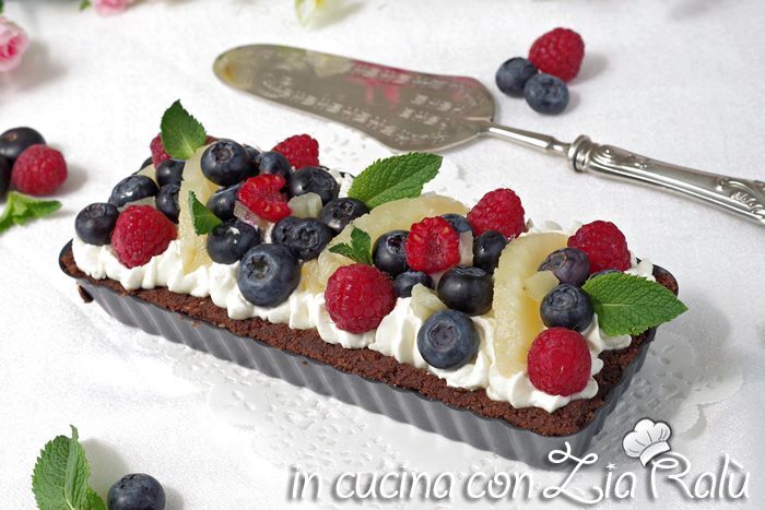 Crostata senza cottura alla frutta