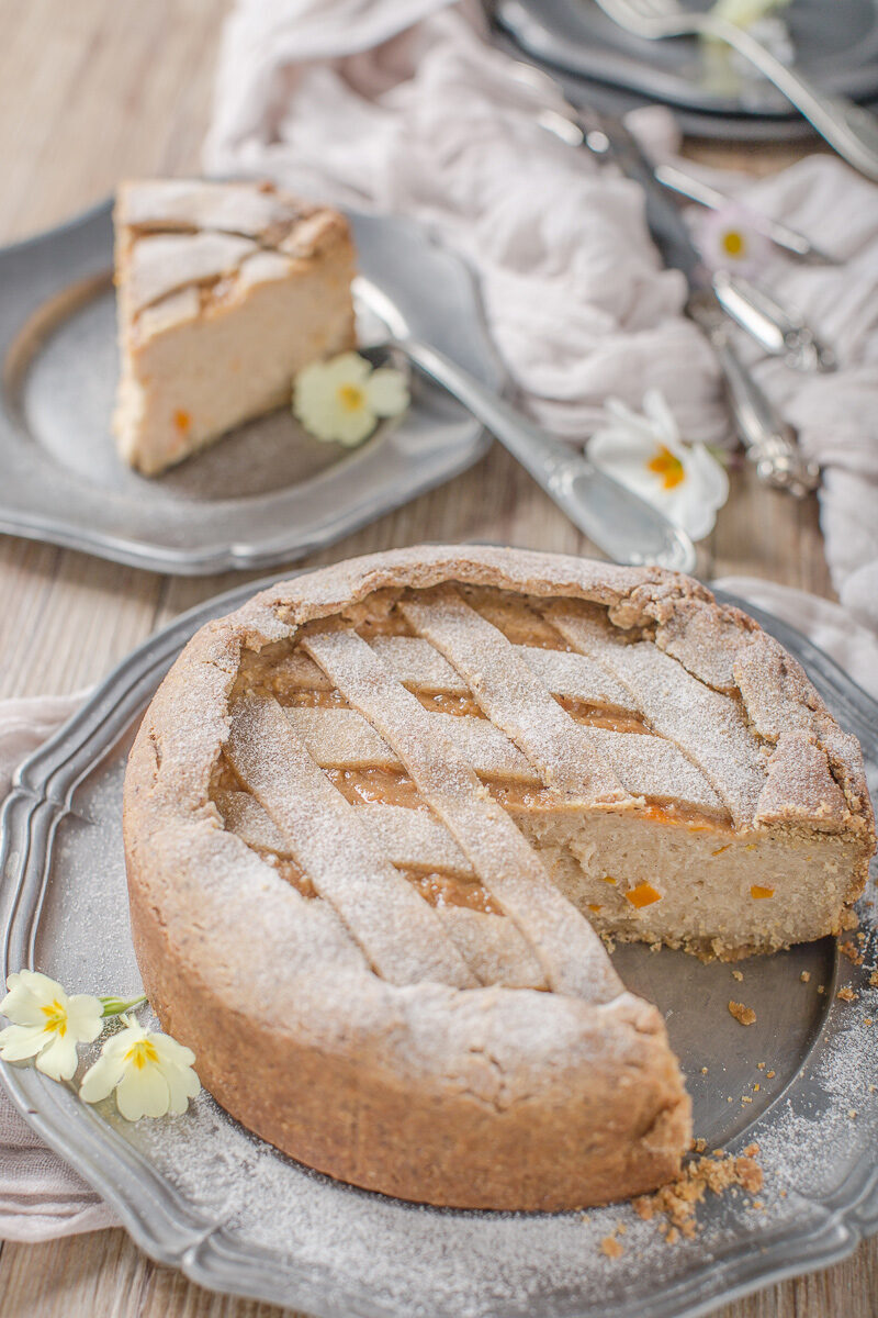 Crostata vegan senza glutine al grano saraceno e yogurt | pastiera napoletana vegan senza glutine