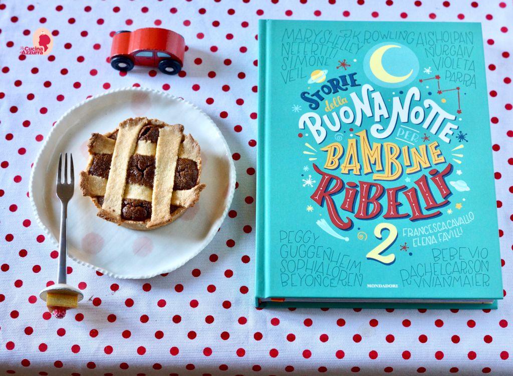 Crostatine al farro con ricotta e cioccolato leggendo un libro speciale