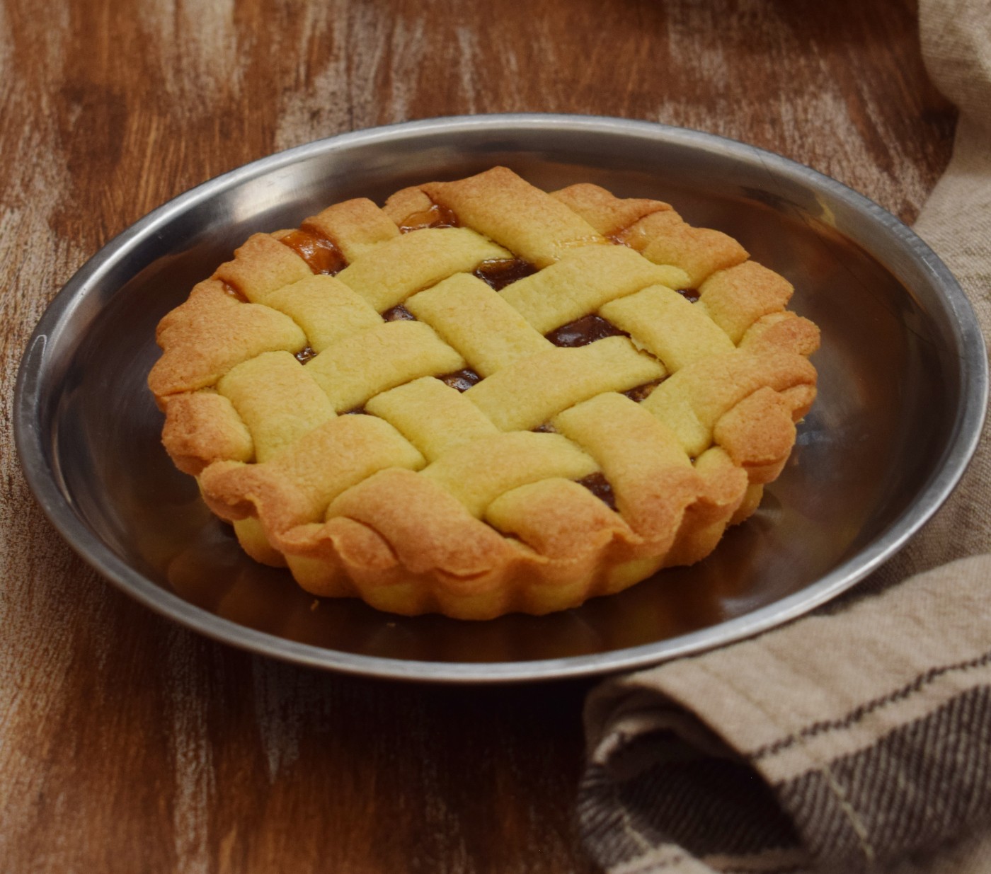 Crostatine con confettura di albicocca (prove di intreccio 1.0)
