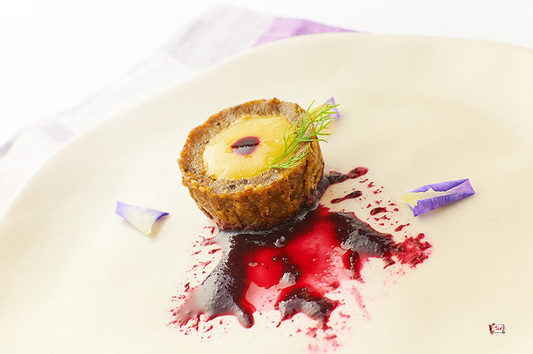 Crostatine con le prugne e mango