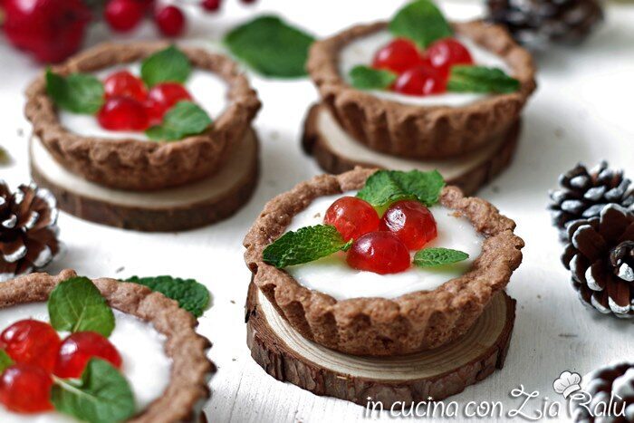 Crostatine dolci natalizie – senza lattosio