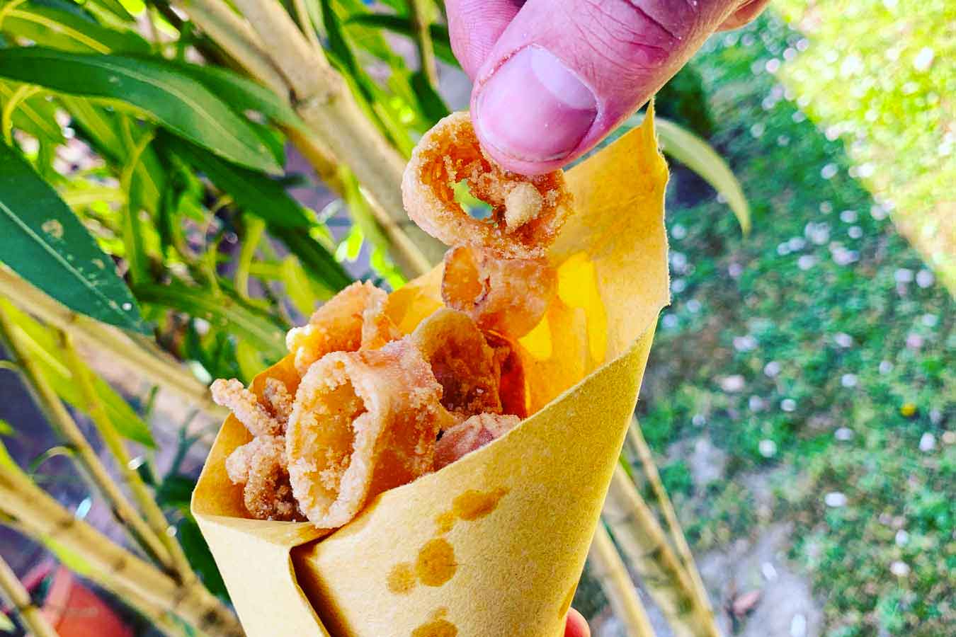 Cuoppo di calamari fritti