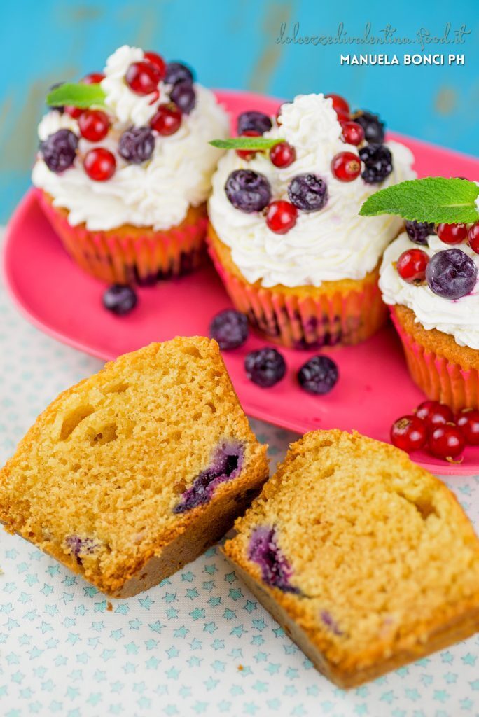 Cupcake ai mirtilli