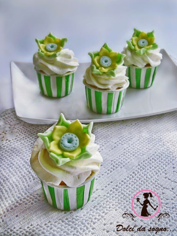 Cupcake al cioccolato bianco
