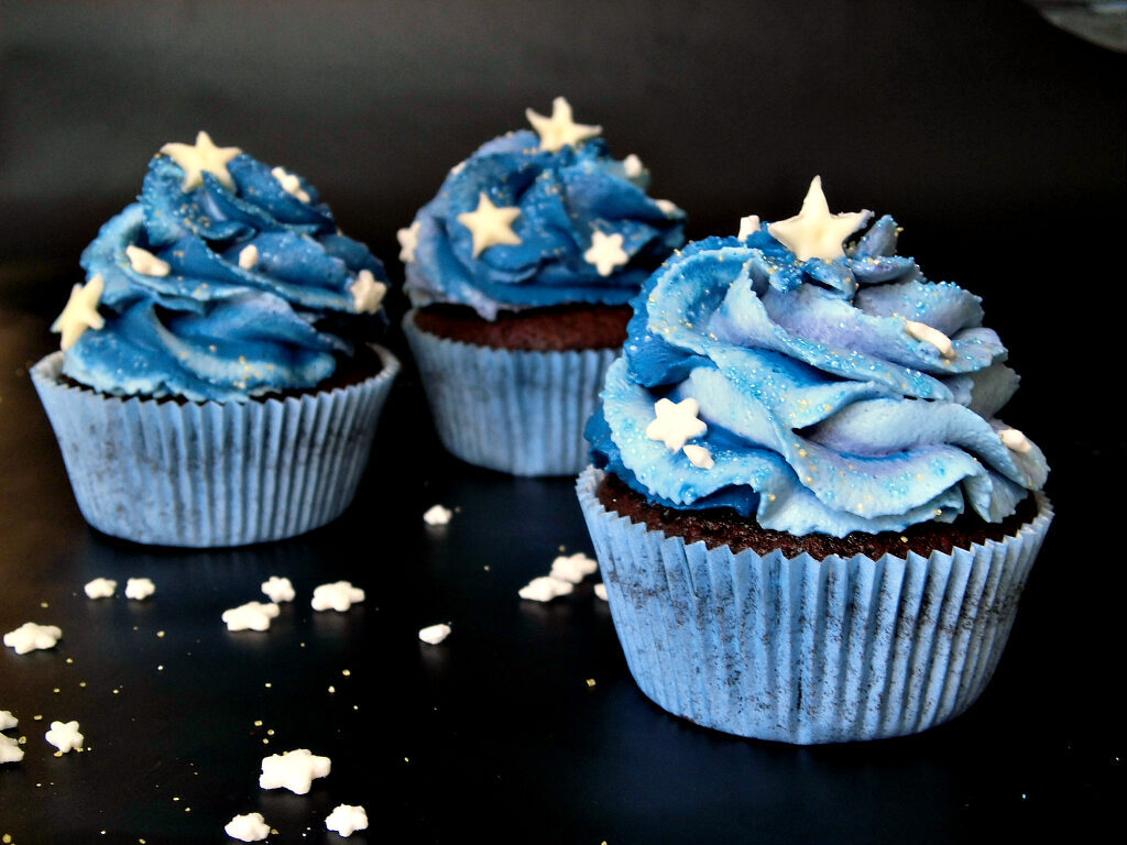 Cupcake cielo stellato
