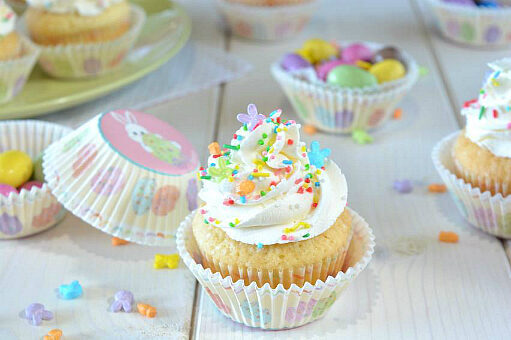Cupcakes soffici di pasqua con sorpresa