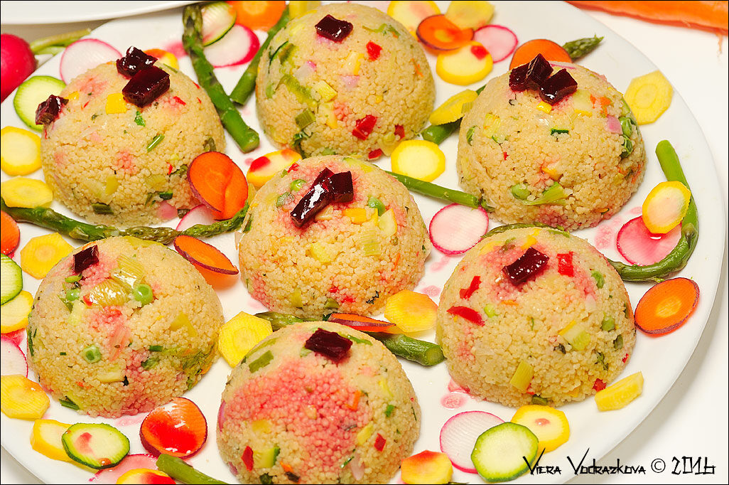 Cupole di cous cous all’ortolana