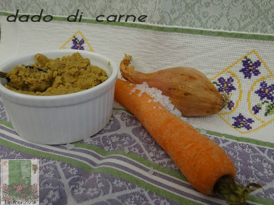 Dado di carne con il bimby