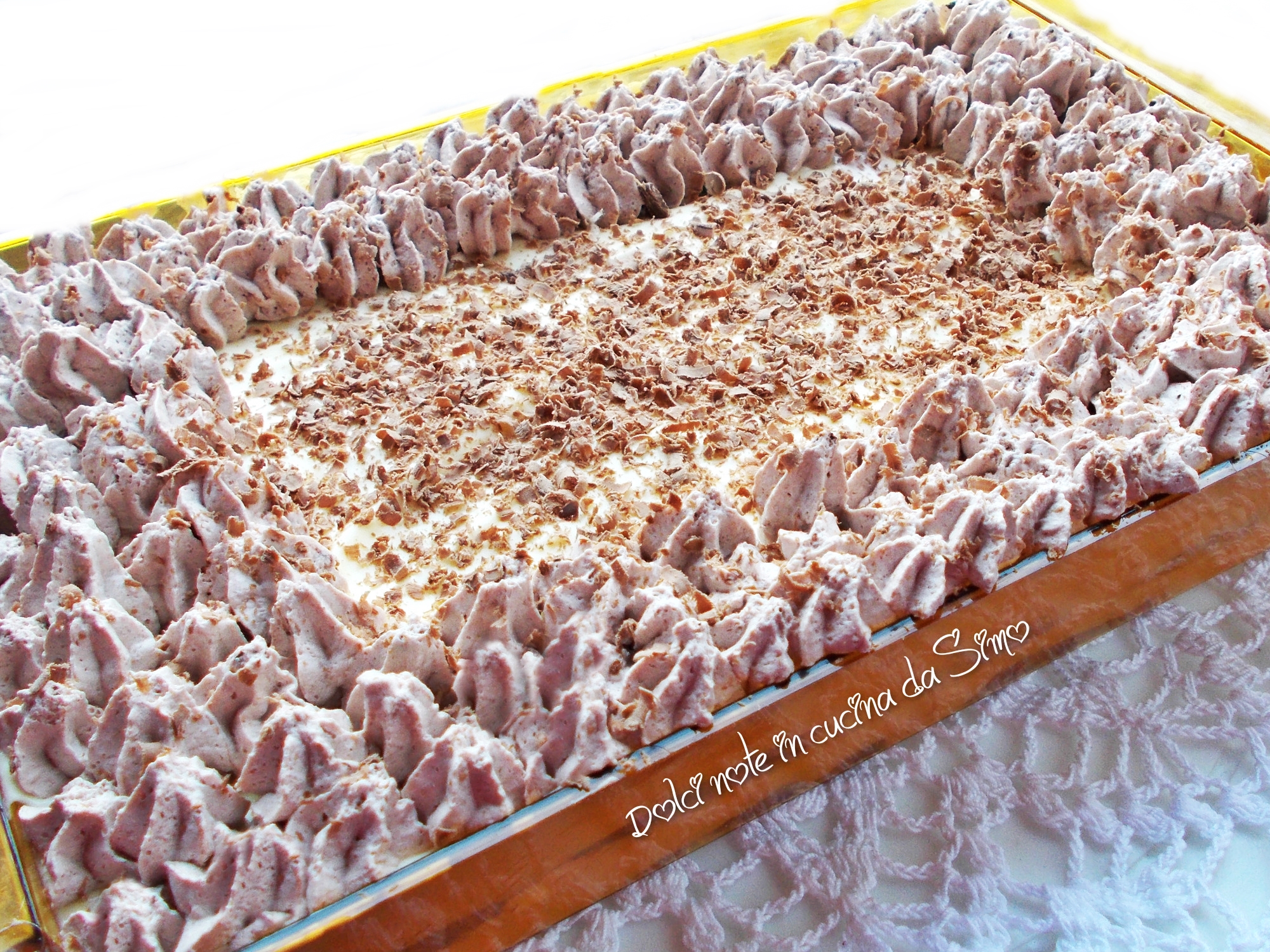 Dolce freddo al mascarpone e cioccolato