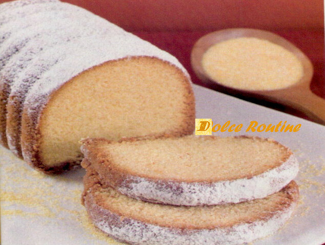 Dolce semplice di polenta