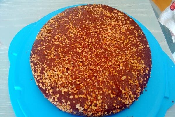 Dolce senza glutine, lievito e burro, con yogurt greco e cacao