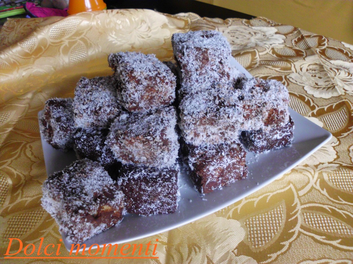 Dolcetti al cocco e cioccolato