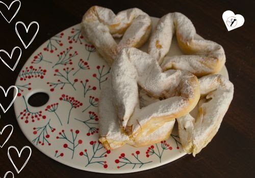 Dolci cuori di pasta fillo per i vostri valentini cotti in friggitrice ad aria