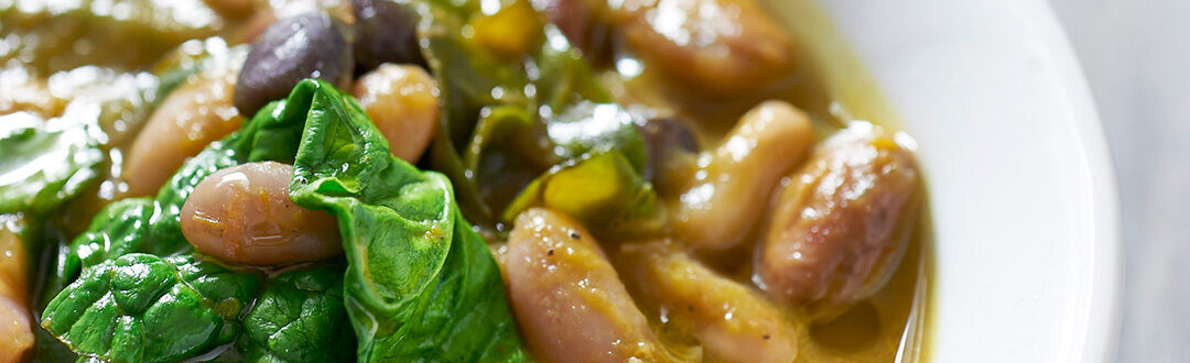 Fagiolata agli spinaci e zucca