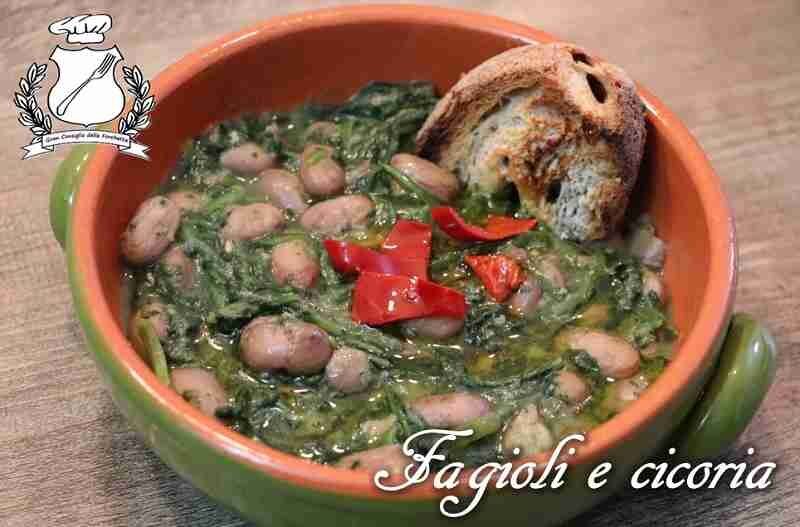 Fagioli e cicoria alla calabrese