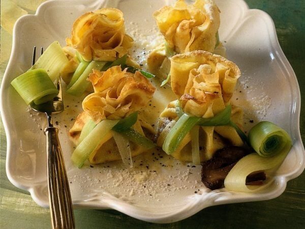Fagottini ai funghi freschi