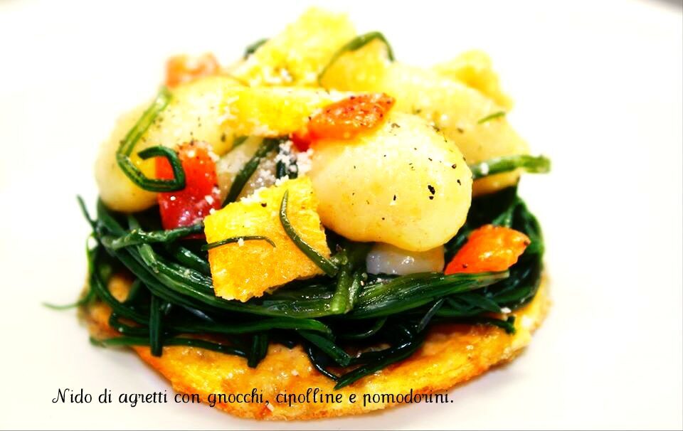 Fantasia di gnocchi a primavera