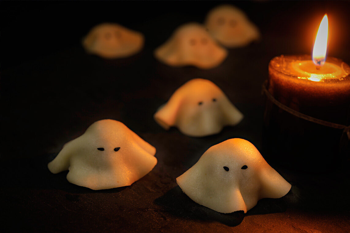 Fantasmini al cocco e marzapane