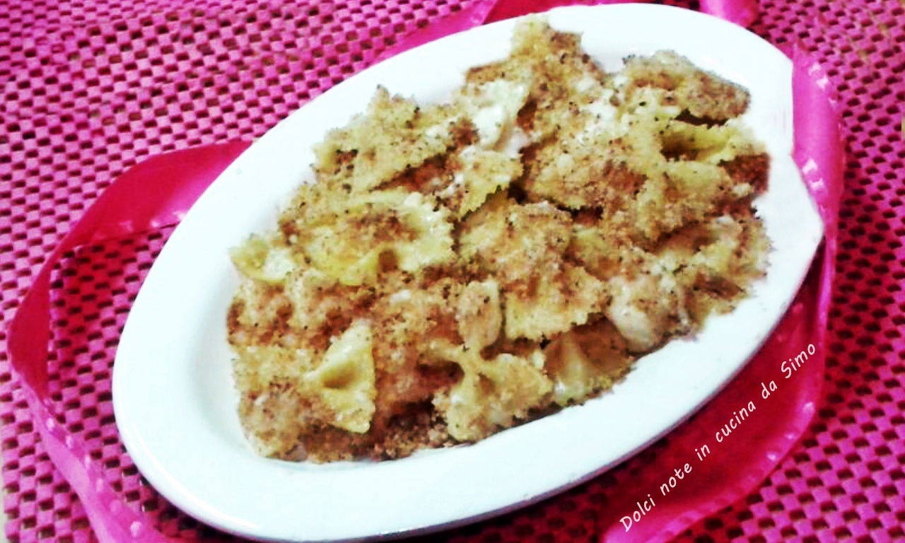 Farfalle con panfritto