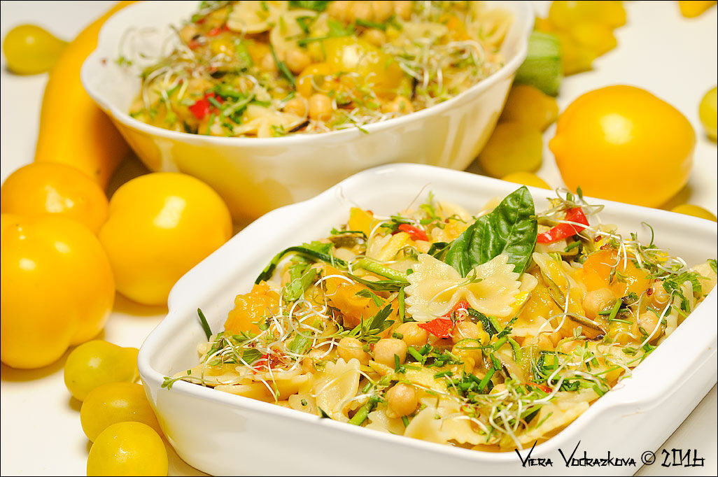 Farfalle in giallo