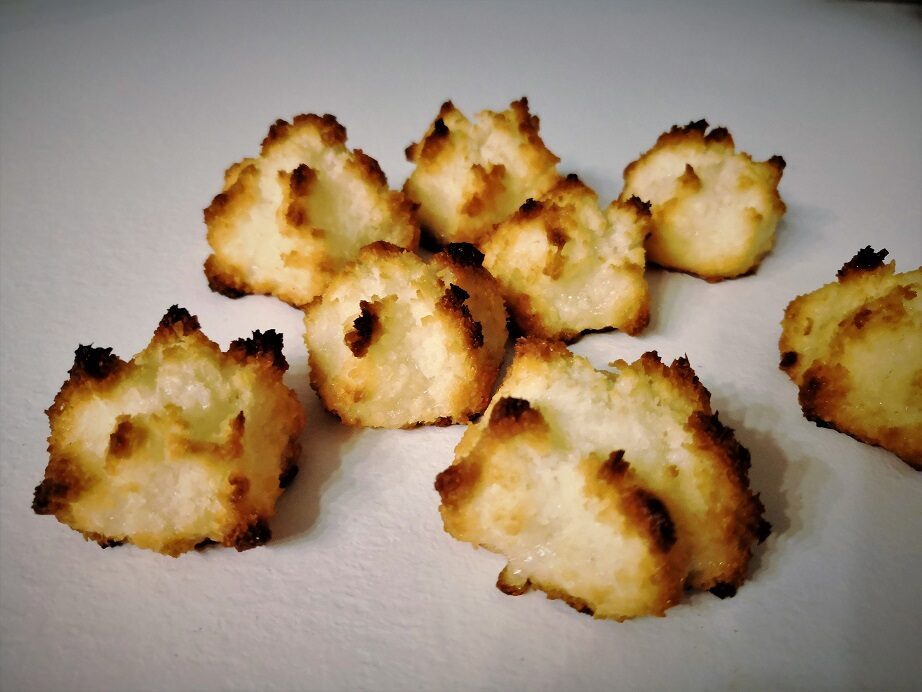 Fiammette di cocco – come utilizzare gli albumi avanzati