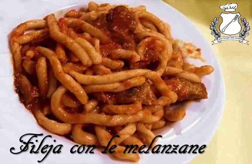Fileja con le melanzane