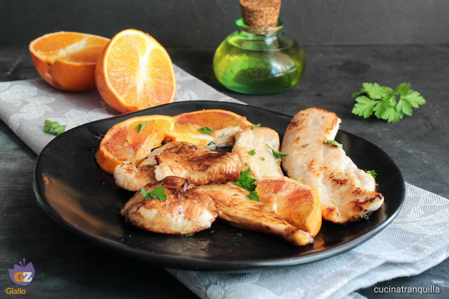 Filetti di pollo all’arancia